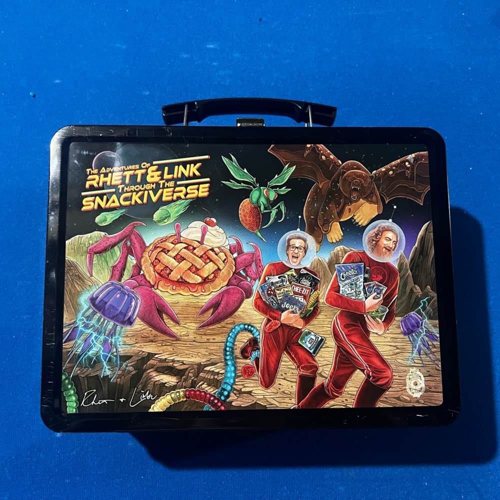 Rhett & Link Through The Snackiverse Lunchbox and Thermos Set Collectible